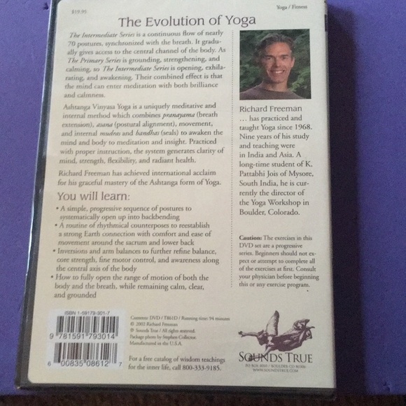 New Ashtanga Yoga dvd 2nd series Richard Freeman - Picture 2 of 2